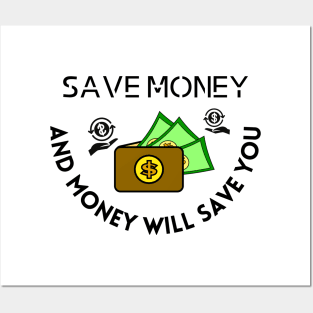 Saving Money Quote Posters and Art